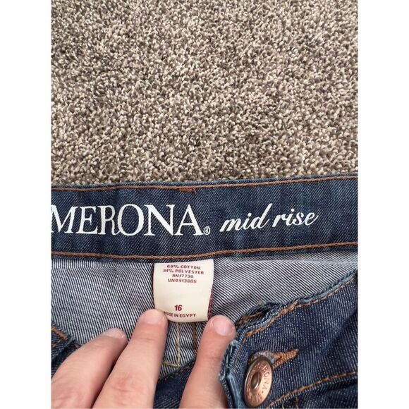 Merona mid size flare cropped size 16 - Picture 2 of 6